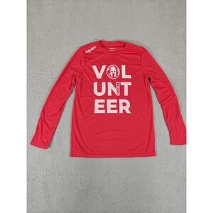 Spartan Race Volunteer Shirt Mens Small Red Long Sleeve Craft‎ Rakuten OCR New